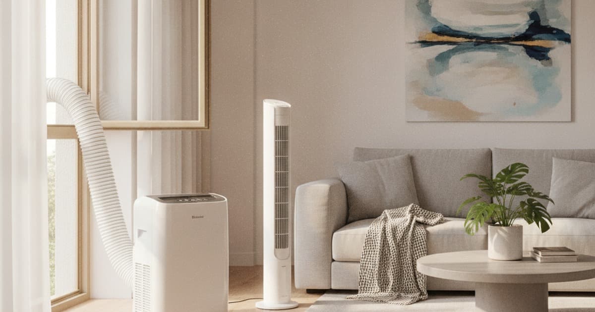 Portable AC or quiet fan: what to choose when heat sets in?