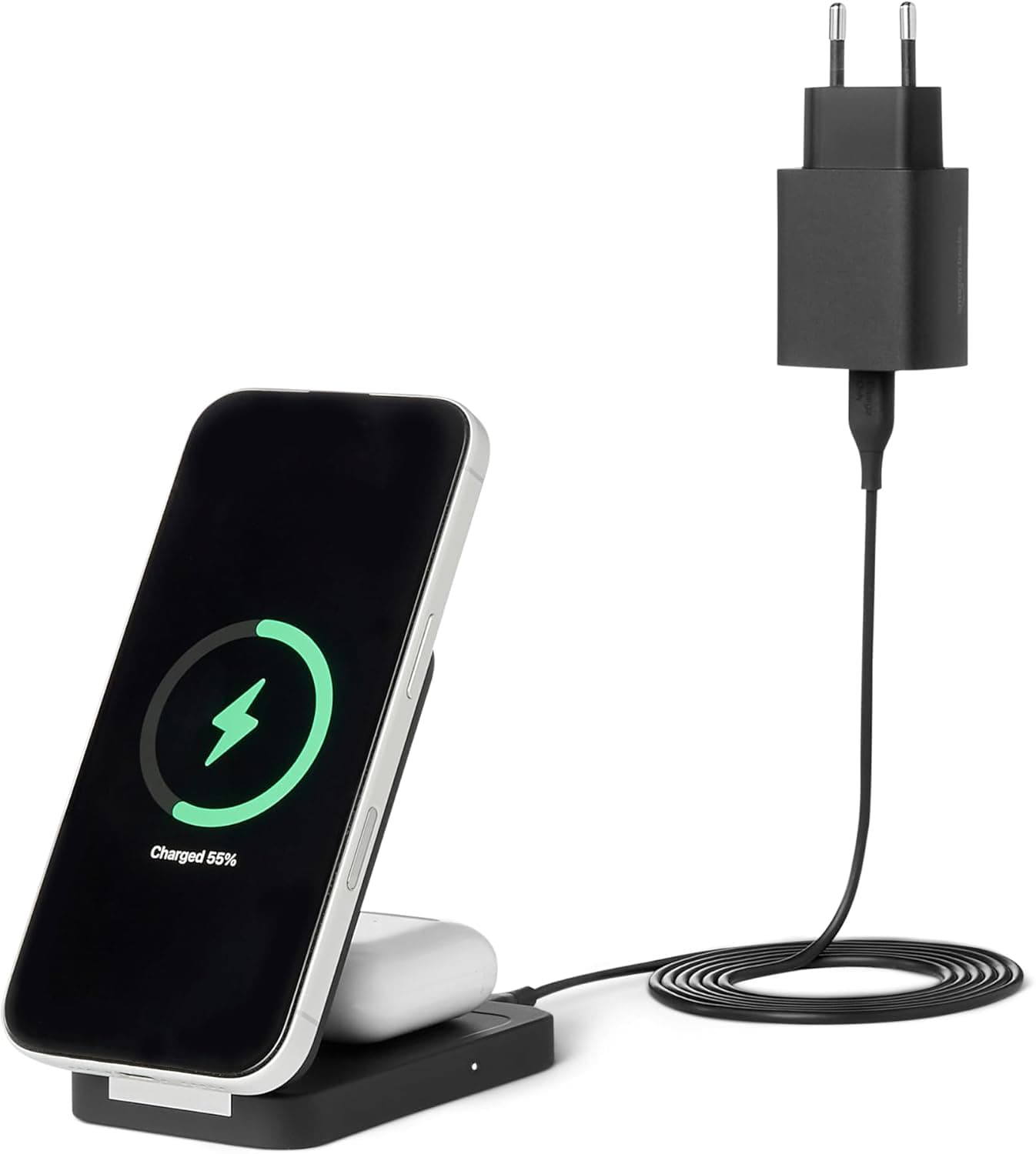 Amazon Basics launches a foldable Qi2 25W 2-in-1 charger with adapter included