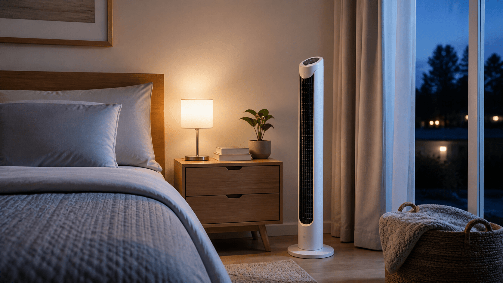 Ventilateur silencieux dans une chambre